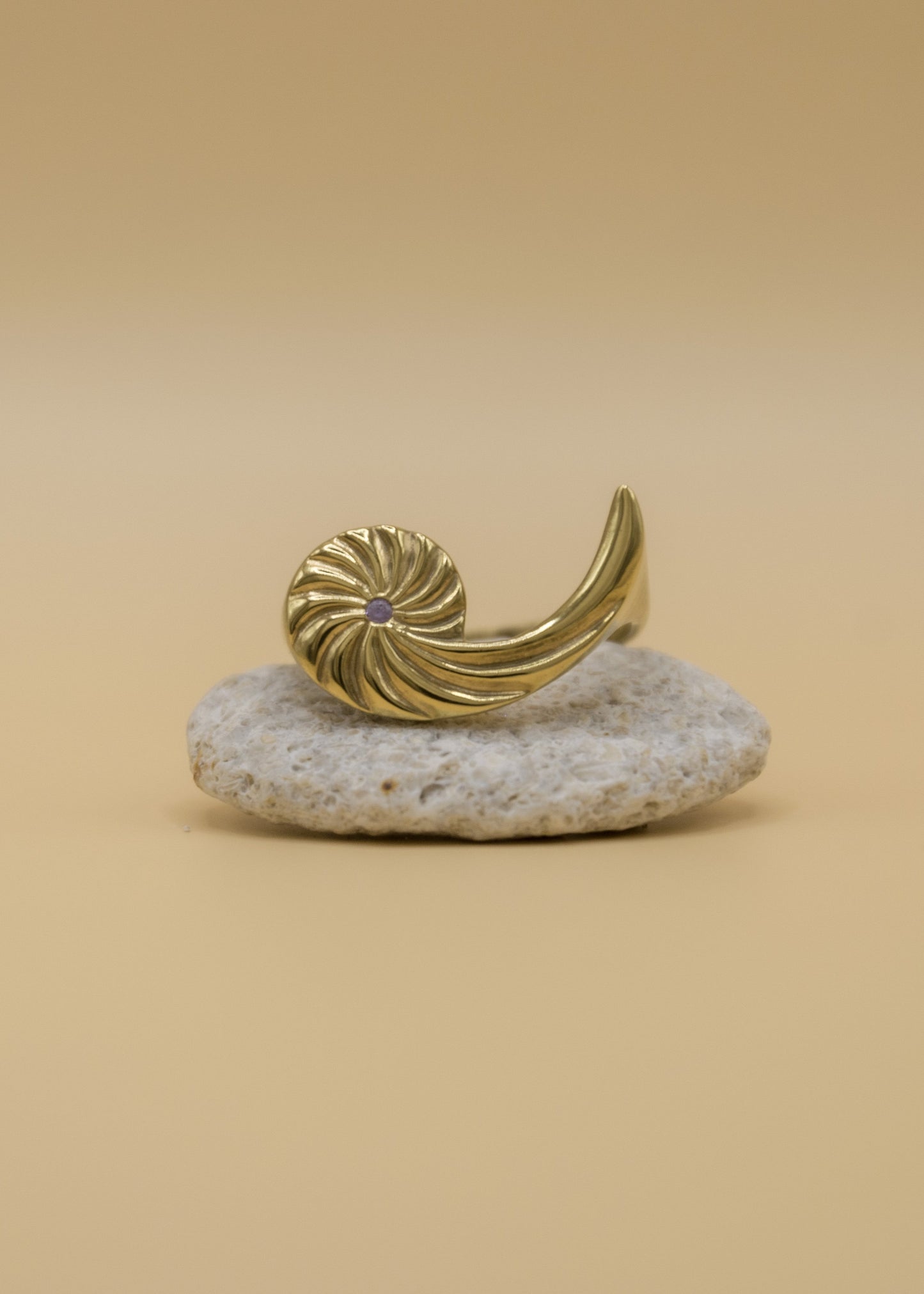 Bague Calista - Spirale d'or
