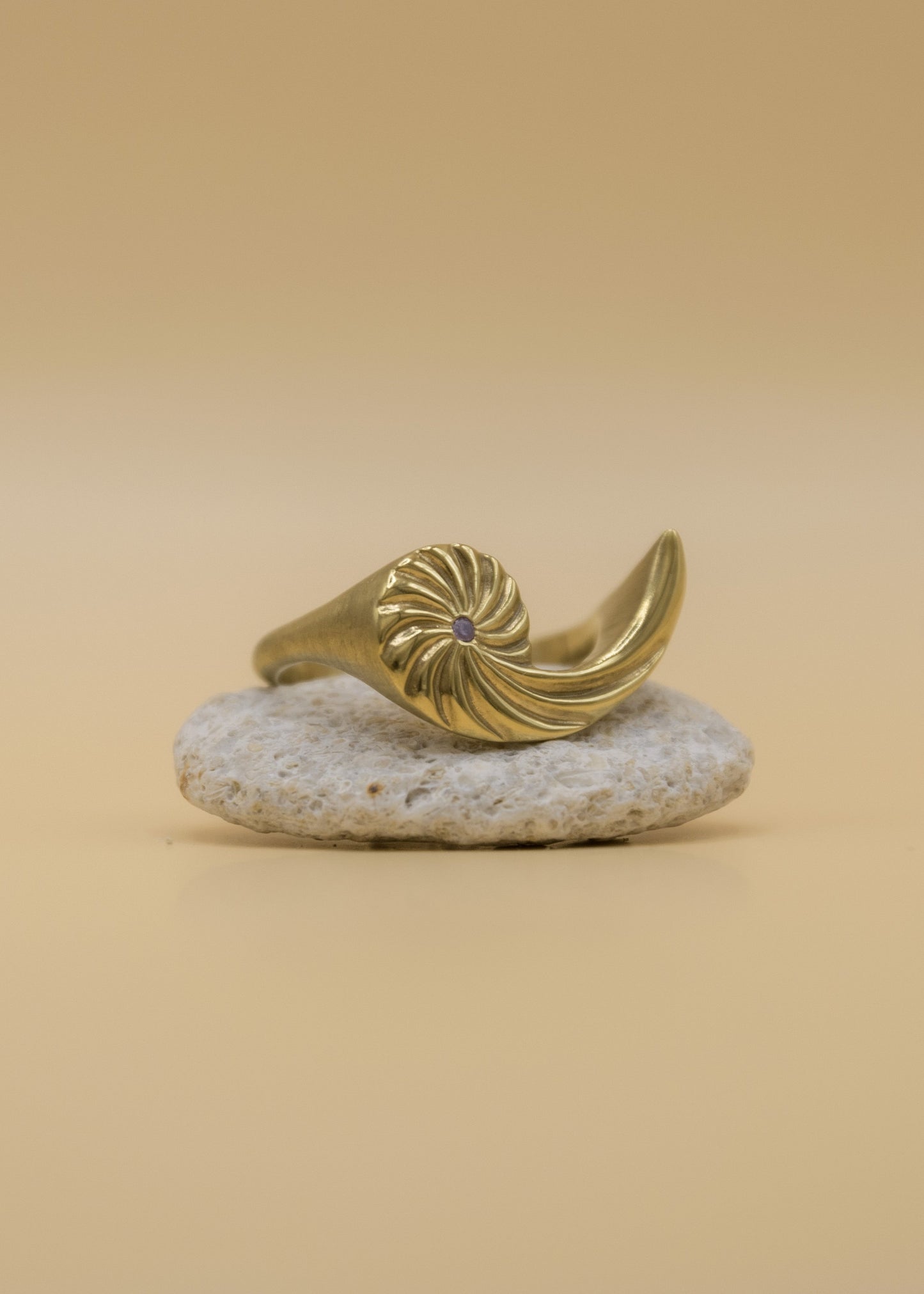 Bague Calista - Spirale d'or