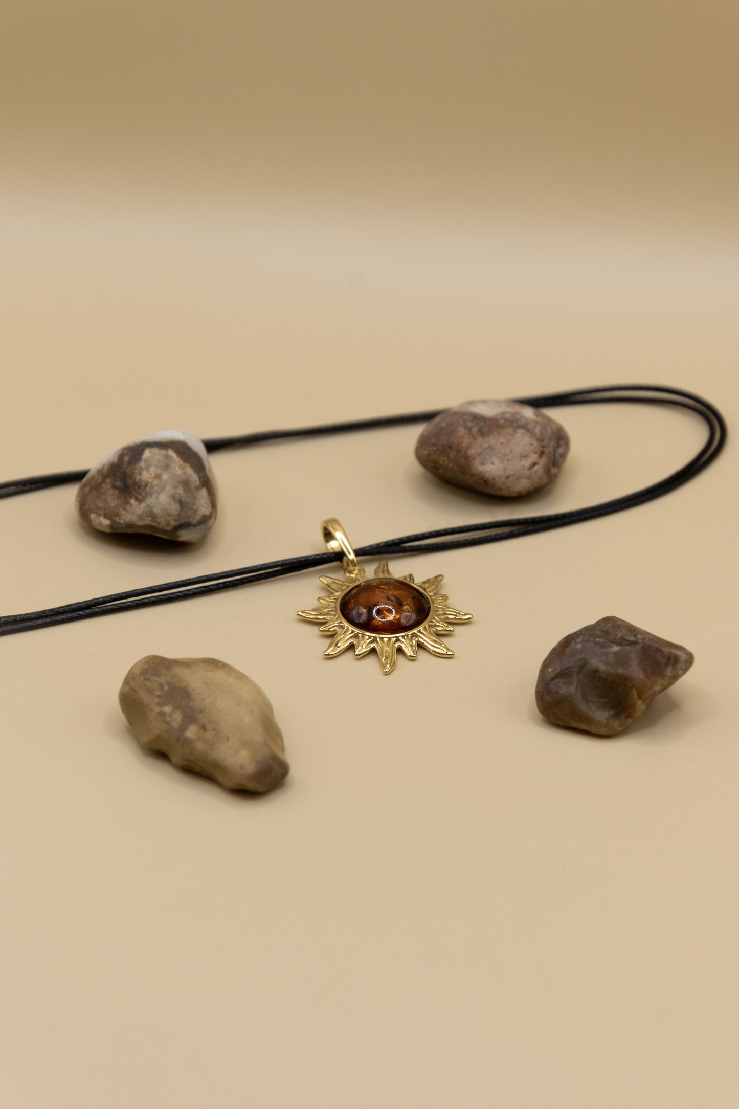 Collier Soleil - Ambre