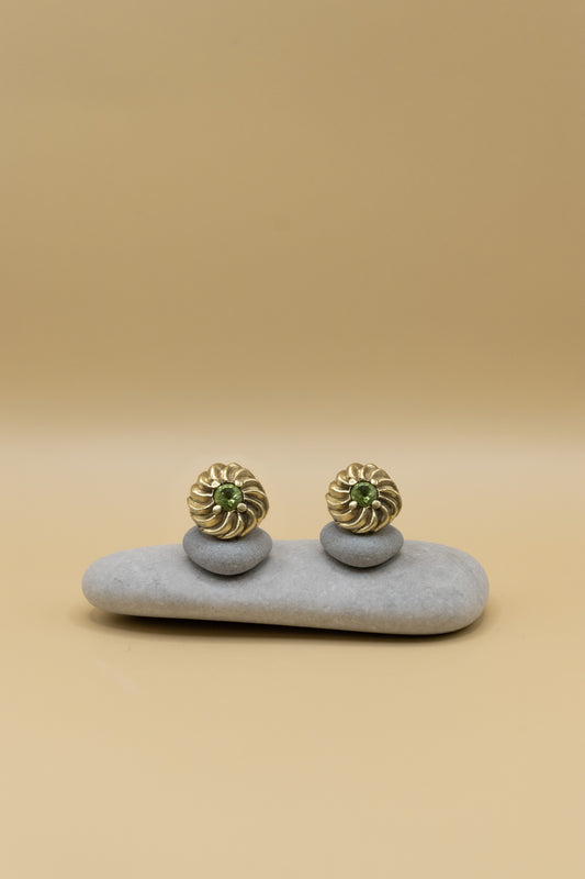Puces d'oreilles Fleur - Pétale de Lumière