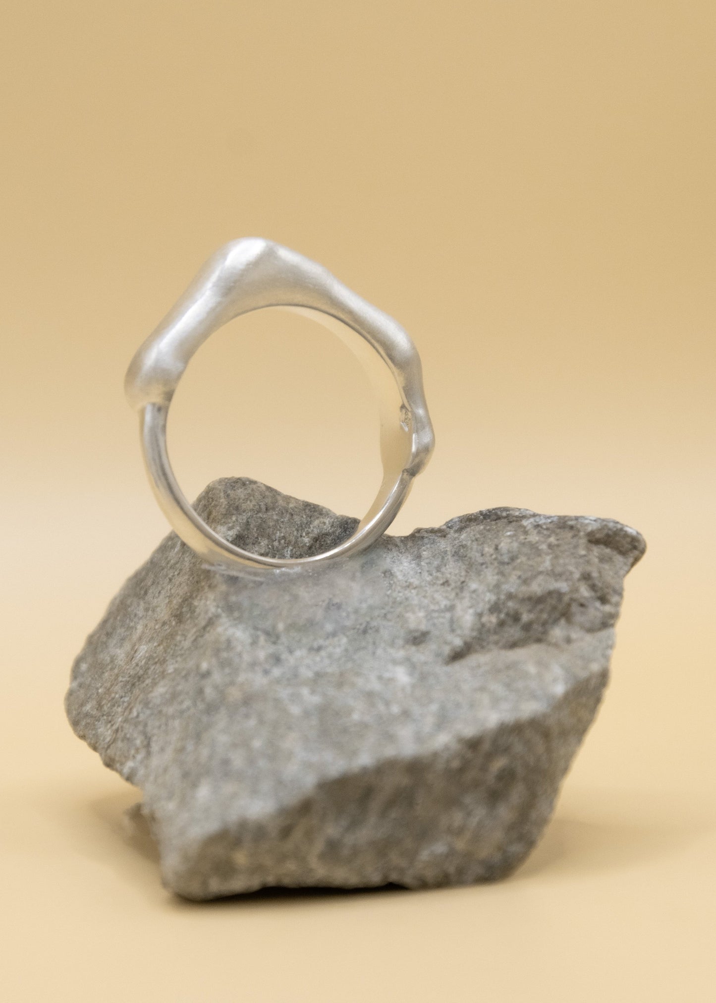 bague montagne enneigée Lyria Mont