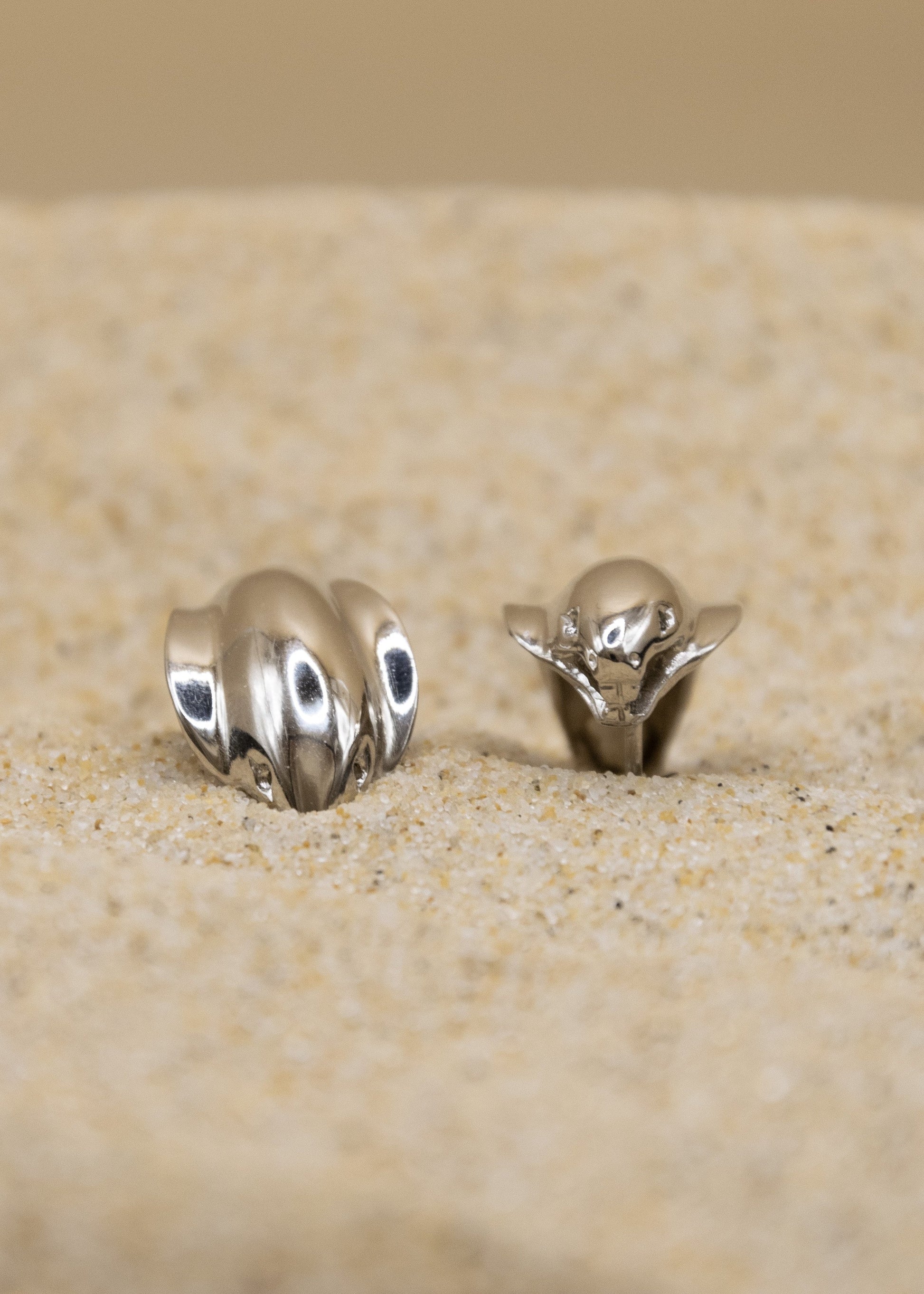 boucles d'oreilles cobra Lyria Mont