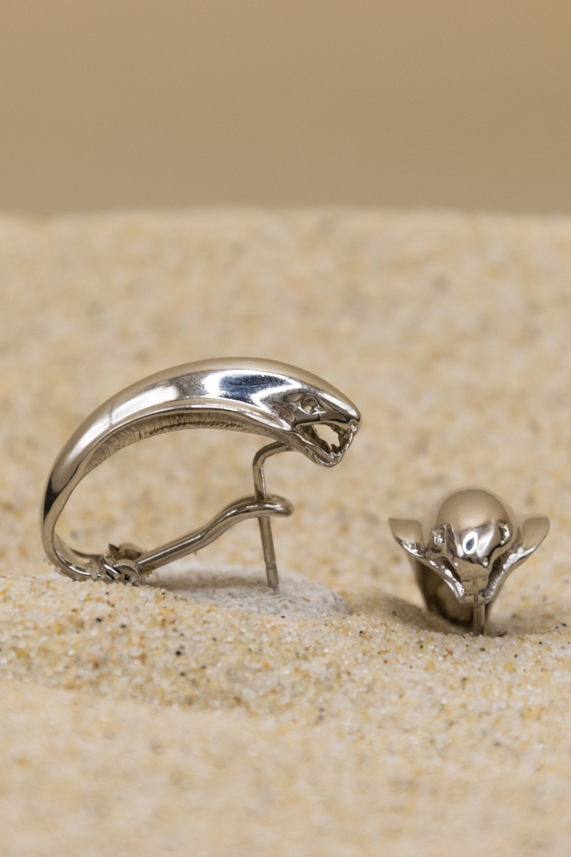 boucles d'oreilles cobra Lyria Mont