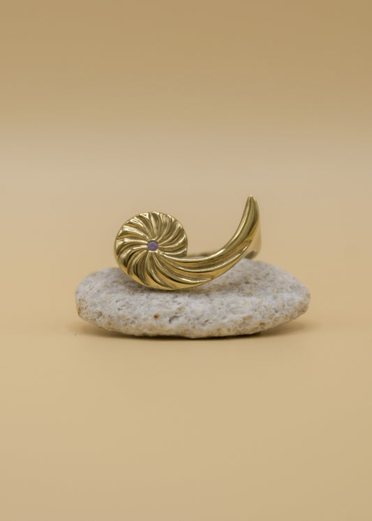 Bague Calista - Spirale d'or