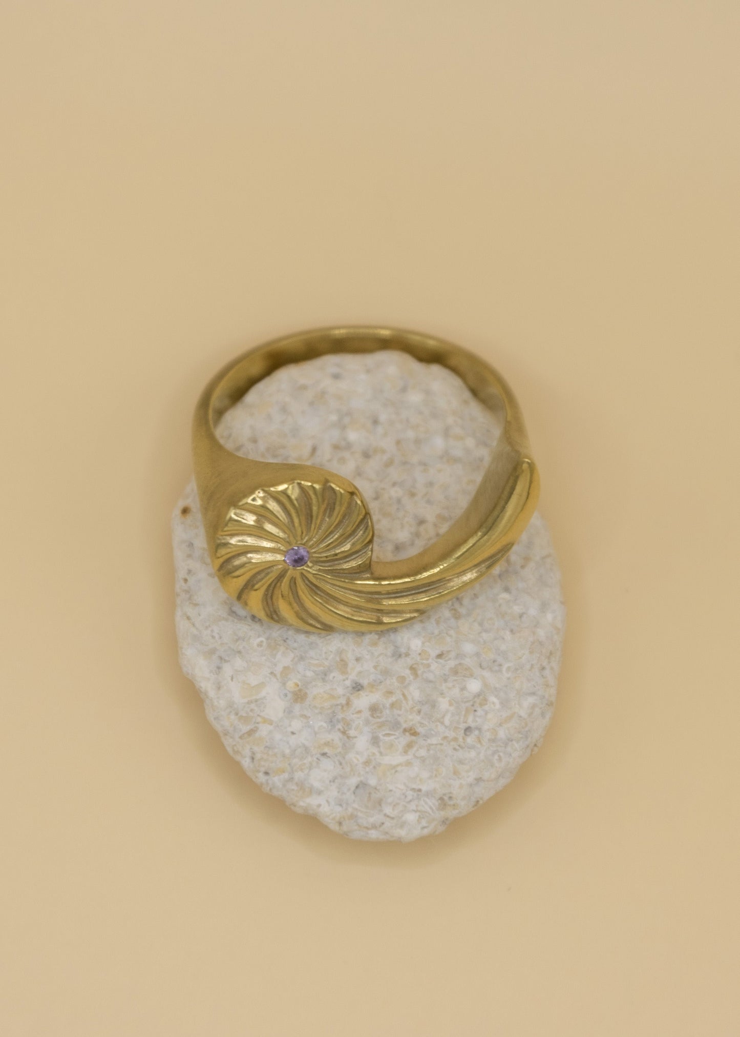 Bague Calista - Spirale d'or
