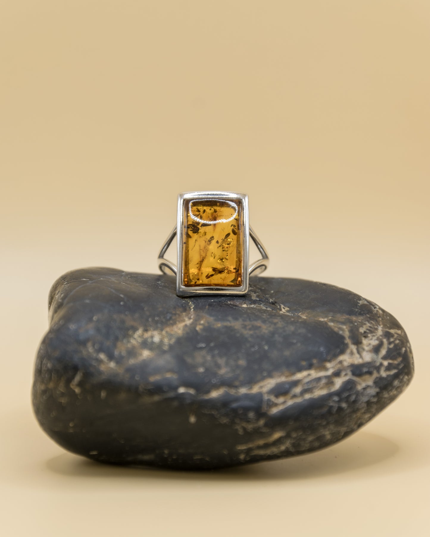 Bague Élora - Ambre