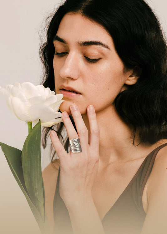 bague froissée Lyria Mont