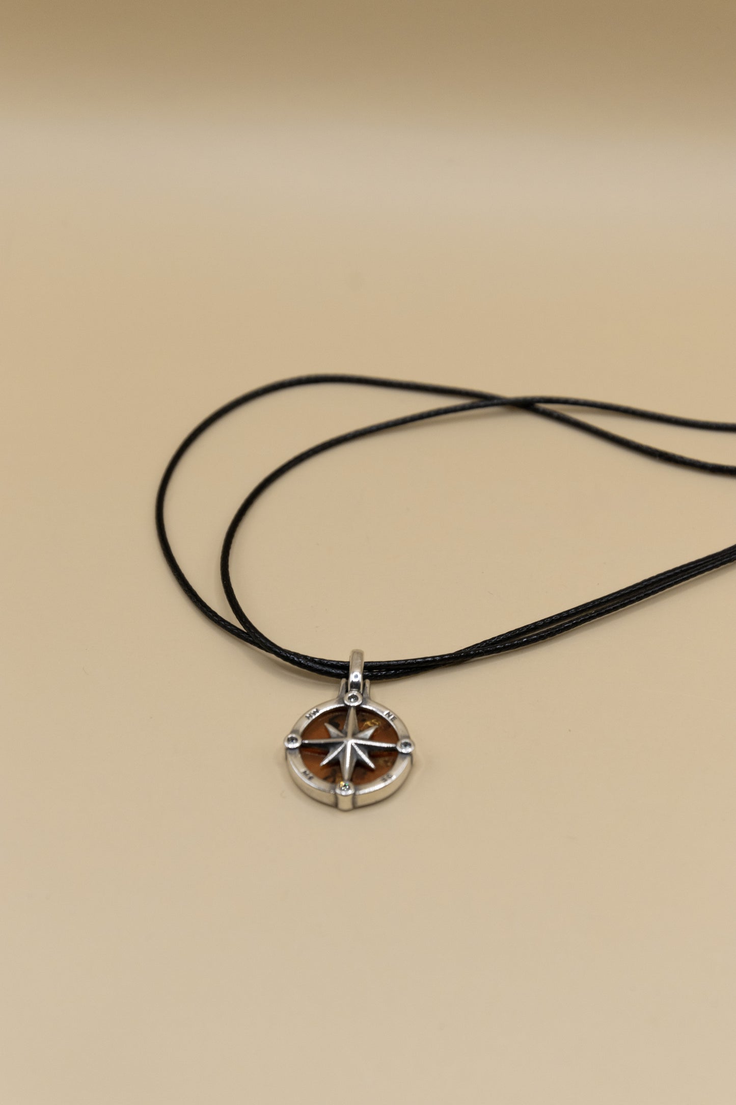 Collier Rose des Vents - Ambre